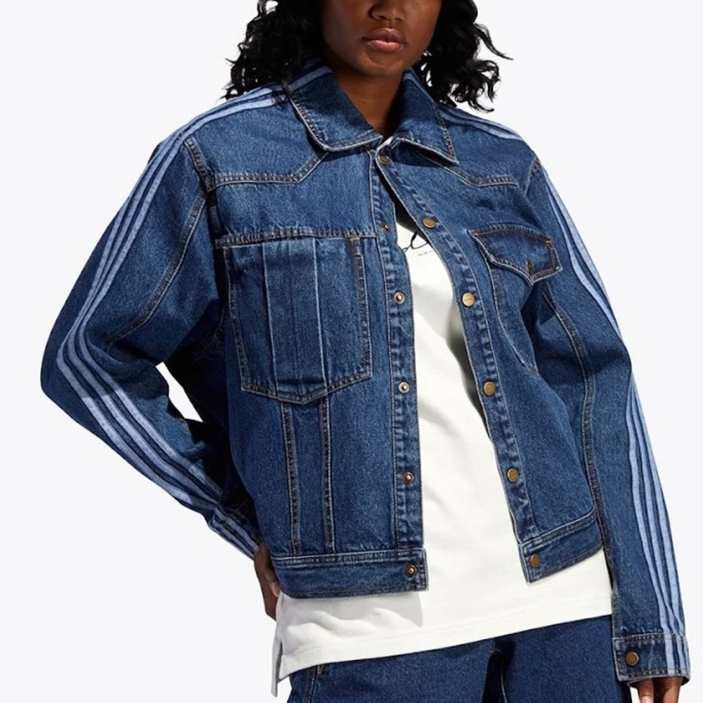 Adidas x Ivy Park Denim Jacket, Unisex S 💙